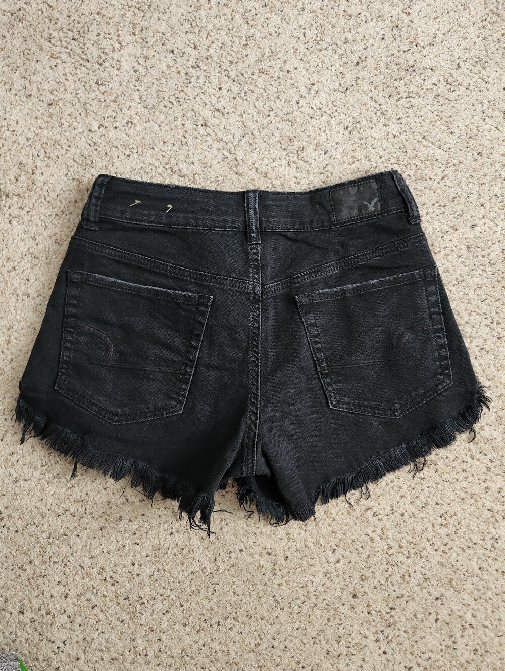 Hi Rise Festival Black Jean Shorts